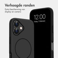 imoshion Color Backcover met Thin MagSafe Ring Apple iPhone 16 - Zwart