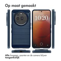 imoshion Brushed Backcover Nothing Phone (3a) Pro - Donkerblauw