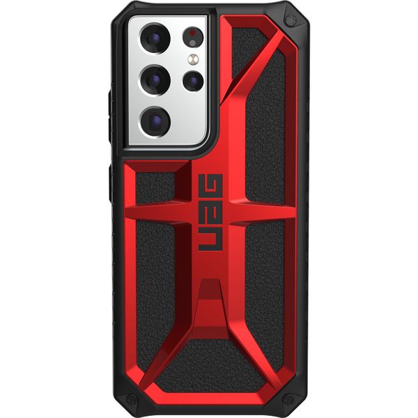 UAG Monarch Backcover Samsung Galaxy S21 Ultra - Crimson Red