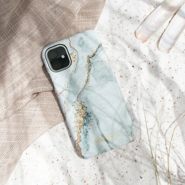 Selencia Maya Fashion Backcover Samsung Galaxy A41 - Marble Stone