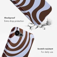 Selencia Vivid Back Cover with MagSafe Apple iPhone 17e / 16e - Dream Swirl Chocolate