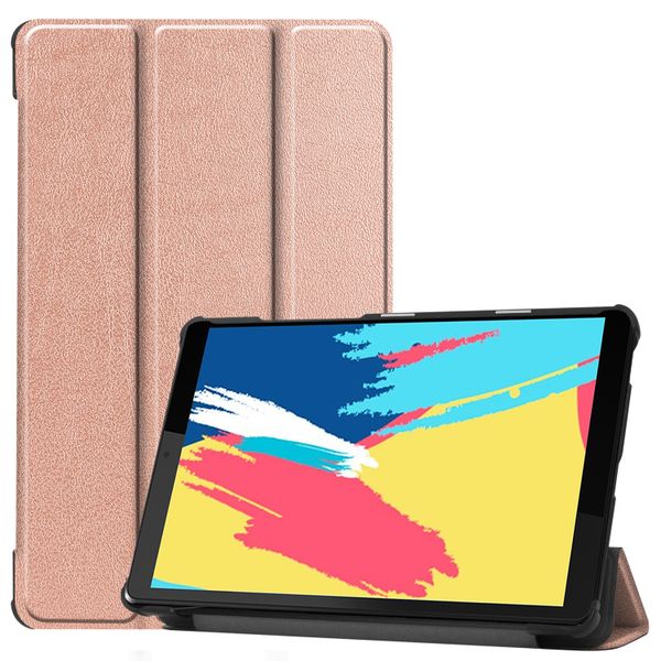 imoshion Trifold Bookcase Lenovo Tab M8 / M8 FHD - Rosé Goud