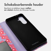 imoshion Design Bookcase Samsung Galaxy A56 - Dusty Rose Blossoms