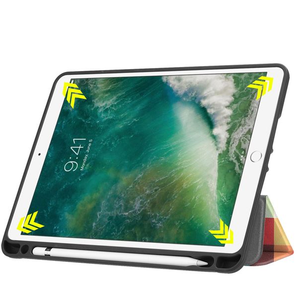 imoshion Design Trifold Bookcase Apple iPad 6 (2018) 9.7 inch / iPad 5 (2017) 9.7 inch / Air 2 (2014)/Air 1 (2013) - Various Colors