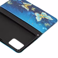 Design Softcase Bookcase Samsung Galaxy Note 20 - Vlinders