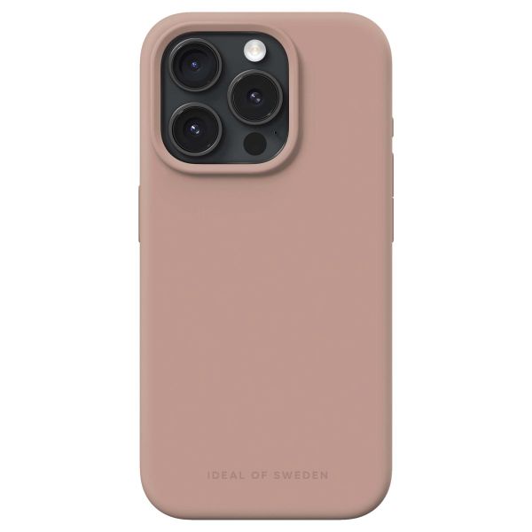 iDeal of Sweden Silicone Case iPhone 15 Pro - Blush Pink