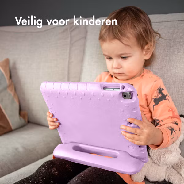 imoshion Kidsproof Backcover met handvat Apple iPad 6 (2018) 9.7 inch / iPad 5 (2017) 9.7 inch - Lila