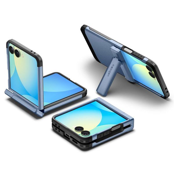 Spigen Tough Armor Pro Backcover MagFit Samsung Galaxy Z Flip 7 - Sierra Blue