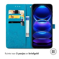 imoshion Mandala Bookcase Xiaomi Redmi Note 12 Pro (5G) - Turquoise