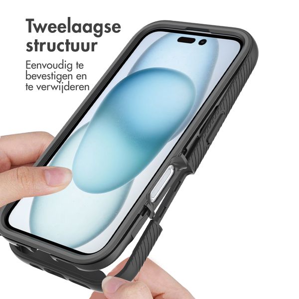 imoshion 360° Full Protective Case Apple iPhone 16 - Zwart