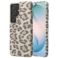 Selencia Sabi Backcover Panterprint met MagSafe Samsung Galaxy S26 Ultra - Soft Ivory