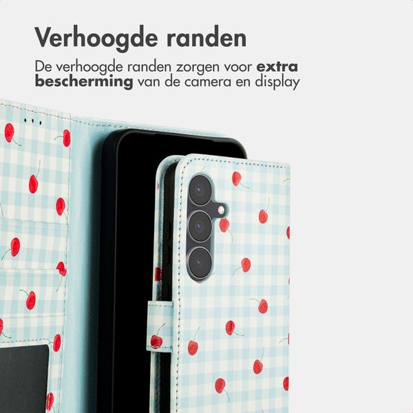 imoshion Design Bookcase Samsung Galaxy S25 FE - Cherry Check