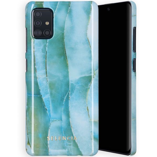 Selencia Maya Fashion Backcover Samsung Galaxy A41 - Agate Blue