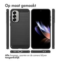 imoshion Brushed Backcover Samsung Galaxy A56 - Zwart