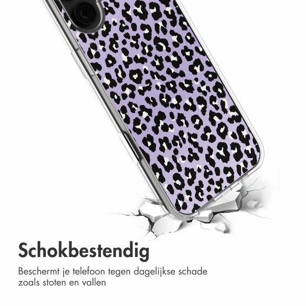 imoshion Design hoesje Apple iPhone 16 - Leopard Lilac