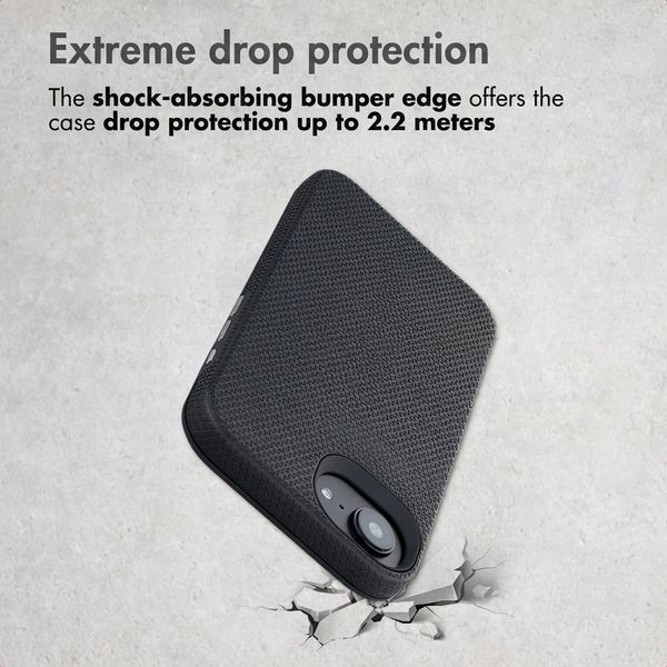 Accezz Tough Back Cover with MagSafe Apple iPhone 17e / 16e - Black