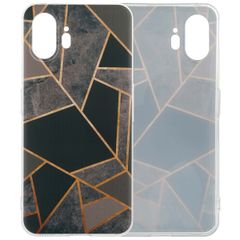 imoshion Design hoesje Nothing Phone (2) - Black Graphic