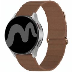 imoshion Magnetisch lederen bandje  - Universeel 22 mm aansluiting - Bruin