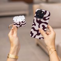 Selencia Vivid case  Apple AirPods 1 / 2 - Art Wave Black