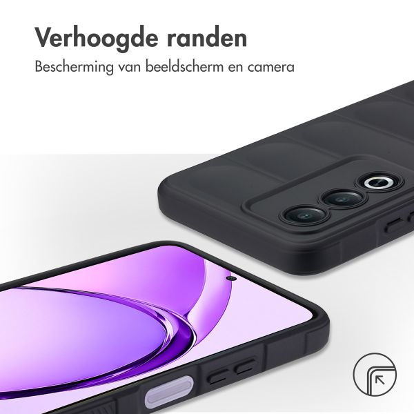 imoshion EasyGrip Backcover Oppo A80 5G - Zwart