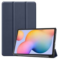 imoshion Trifold Bookcase Samsung Galaxy Tab S6 Lite / Tab S6 Lite (2022) / Tab S6 Lite (2024) - Donkerblauw