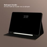 Selencia Riva Bookcase Samsung Galaxy Tab S11 - Mocha Brown