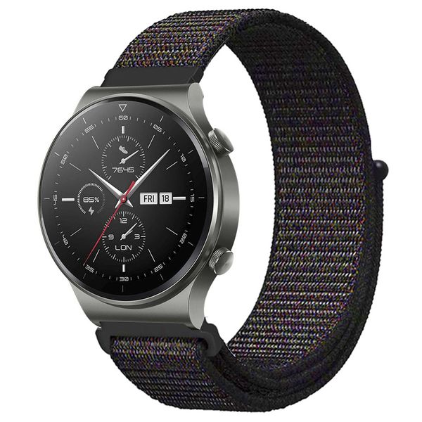 imoshion Nylon bandje Huawei Watch GT 2/ Pro / 2e Sport 46 mm - Zwart