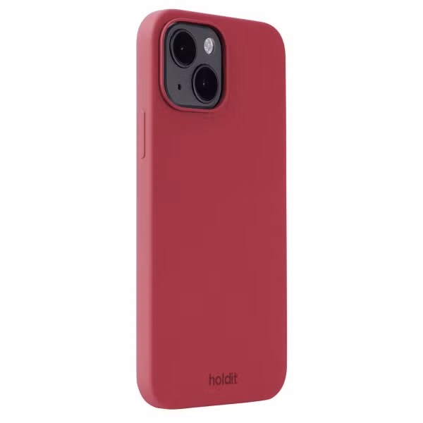 Holdit Silicone Case Apple iPhone 15 - Red Velvet