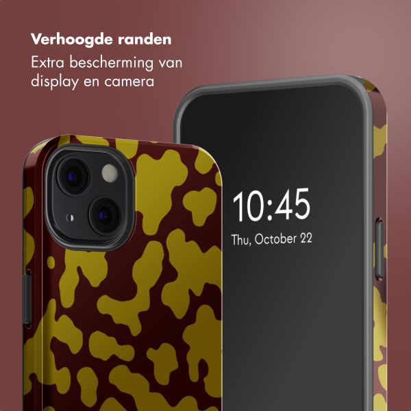 Selencia Vivid Backcover met MagSafe Apple iPhone 13 - Moo'd Olive Dust