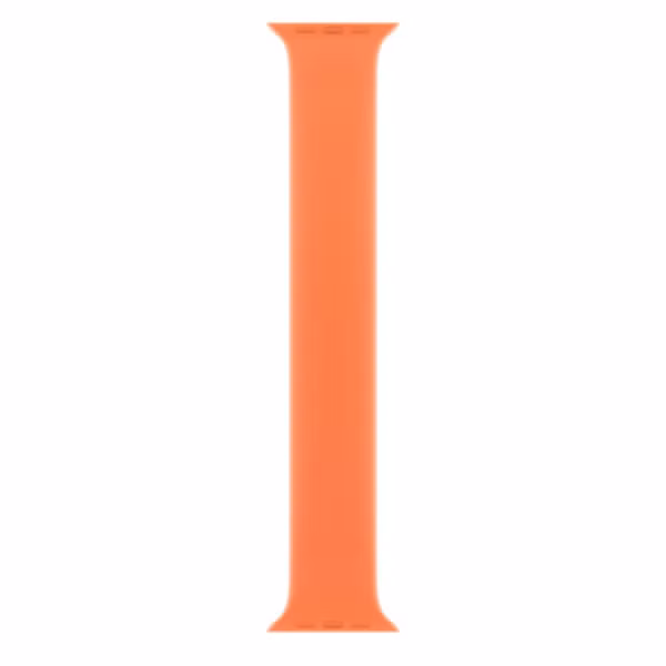 Apple Siliconen solobandje Apple Watch | 38/40/41/42 mm - Maat 3 - Kumquat