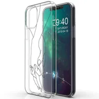 imoshion Design hoesje iPhone 12 (Pro) - Hand - Transparant