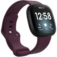 imoshion Siliconen bandje Fitbit Versa 4/ 3 / Sense (2) - Donkerrood