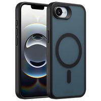 Accezz Rugged Frosted MagSafe Backcover Apple iPhone 16e - Zwart