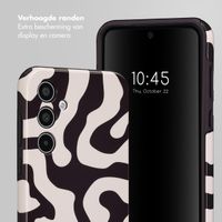 Selencia Vivid Backcover Samsung Galaxy A35 - Art Wave Black