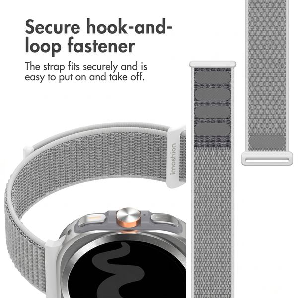 imoshion Nylon Strap Samsung Galaxy Watch Ultra 2 (2026) / Ultra (2024/2025) - Seashell