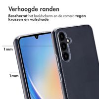 Accezz 100% Recycled Clear Backcover Samsung Galaxy A34 (5G) - Transparant