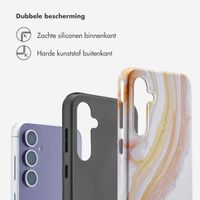 Selencia Vivid Backcover Samsung Galaxy S23 FE - Chic Marble Gold