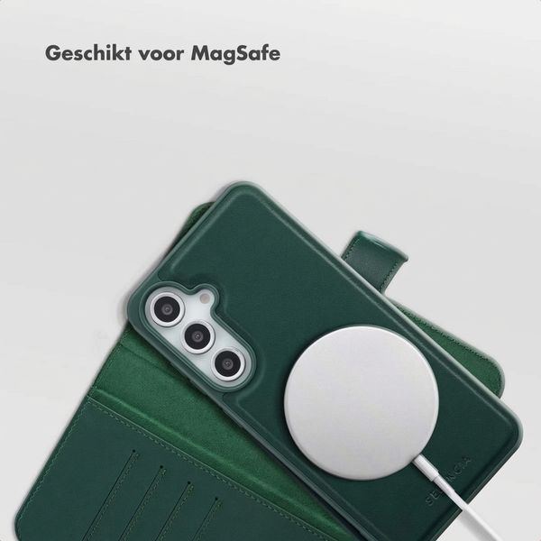 Selencia Olyn Uitneembare Bookcase met MagSafe Samsung Galaxy S24 FE - Groen