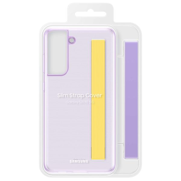 Samsung Originele Slim Strap Cover Galaxy S21 FE - Lavender