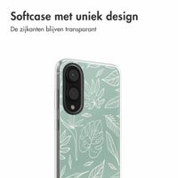 imoshion Design hoesje Samsung Galaxy S25 Edge - Leaves Line-Art