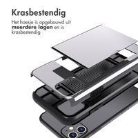 imoshion Backcover met pasjeshouder Apple iPhone 11 - Grijs