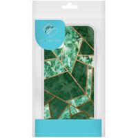 imoshion Design hoesje Samsung Galaxy A21s - Grafisch Koper / Groen