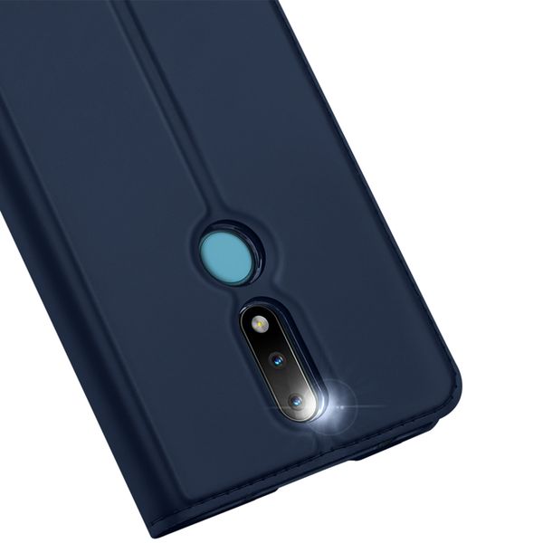 Dux Ducis Slim Softcase Bookcase Nokia 2.4 - Donkerblauw