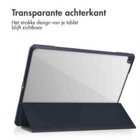 imoshion Trifold Hardcase Bookcase Apple iPad 9 (2021) 10.2 inch / iPad 8 (2020) 10.2 inch / iPad 7 (2019) 10.2 inch - Donkerblauw