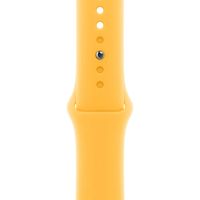 Apple Sport Band Apple Watch Series 1 t/m 9 / SE (38/40/41 mm) | Series 10 / 11 (42 mm) - Maat M/L - Sunshine