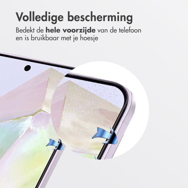 Accezz Gehard Glas Screenprotector + Applicator Samsung Galaxy A35