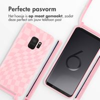 imoshion Siliconen design hoesje met koord Samsung Galaxy S9 - Retro Pink