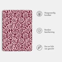 imoshion Design Trifold Bookcase Apple iPad Air 11 inch (2026) M4 / (2025) M3 / (2024) M2 / Air 5 (2022) / Air 4 (2020) - Bloom Love Blush