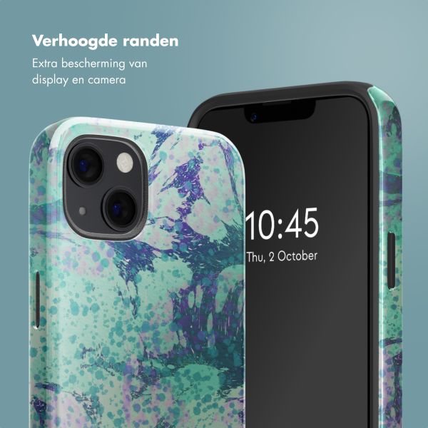 Selencia Vivid Backcover met MagSafe Apple iPhone 13 - Fresh Paint Green