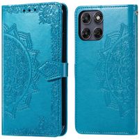 imoshion Mandala Bookcase Motorola Moto G77 - Turquoise